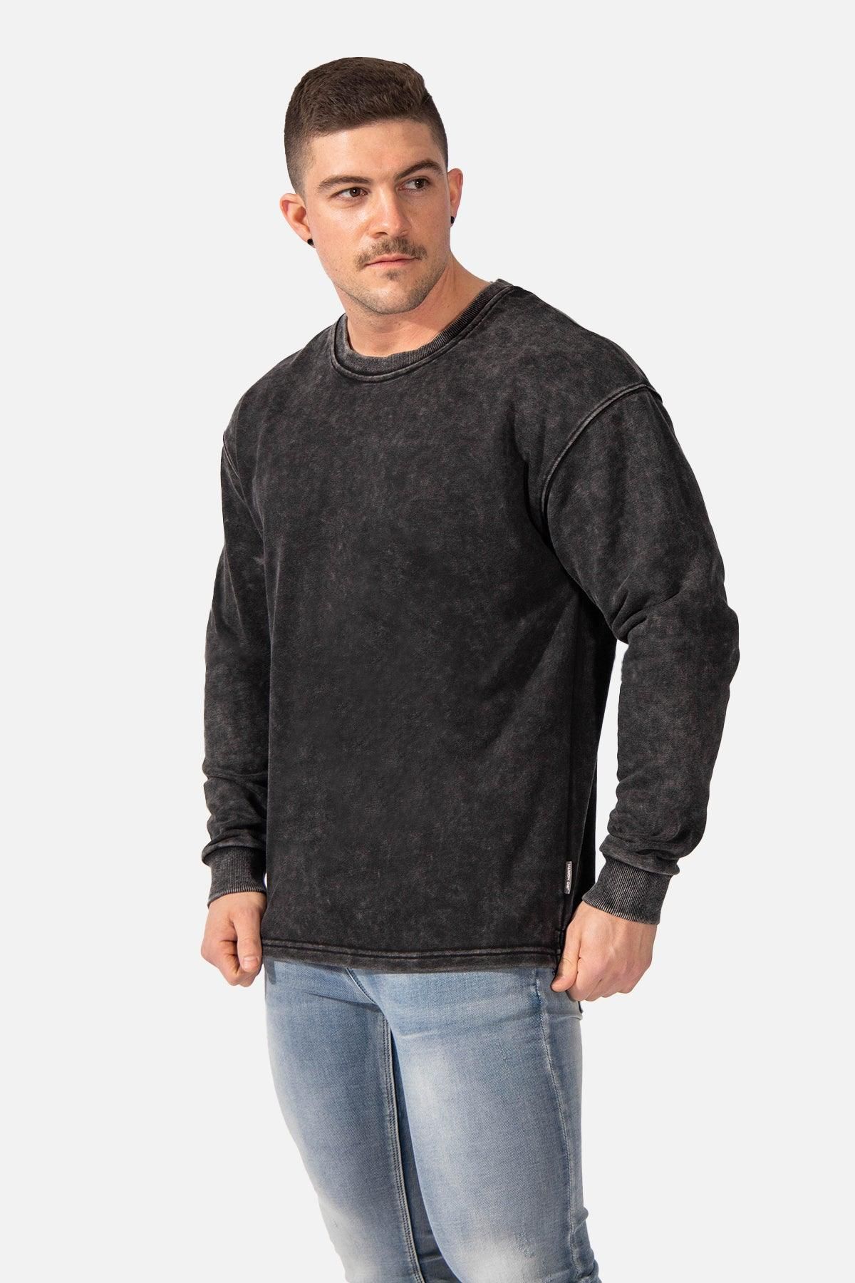 Certified Oversized Crewneck Sweater - Vintage Wash Black sold by Jed North product image thumbnail 9