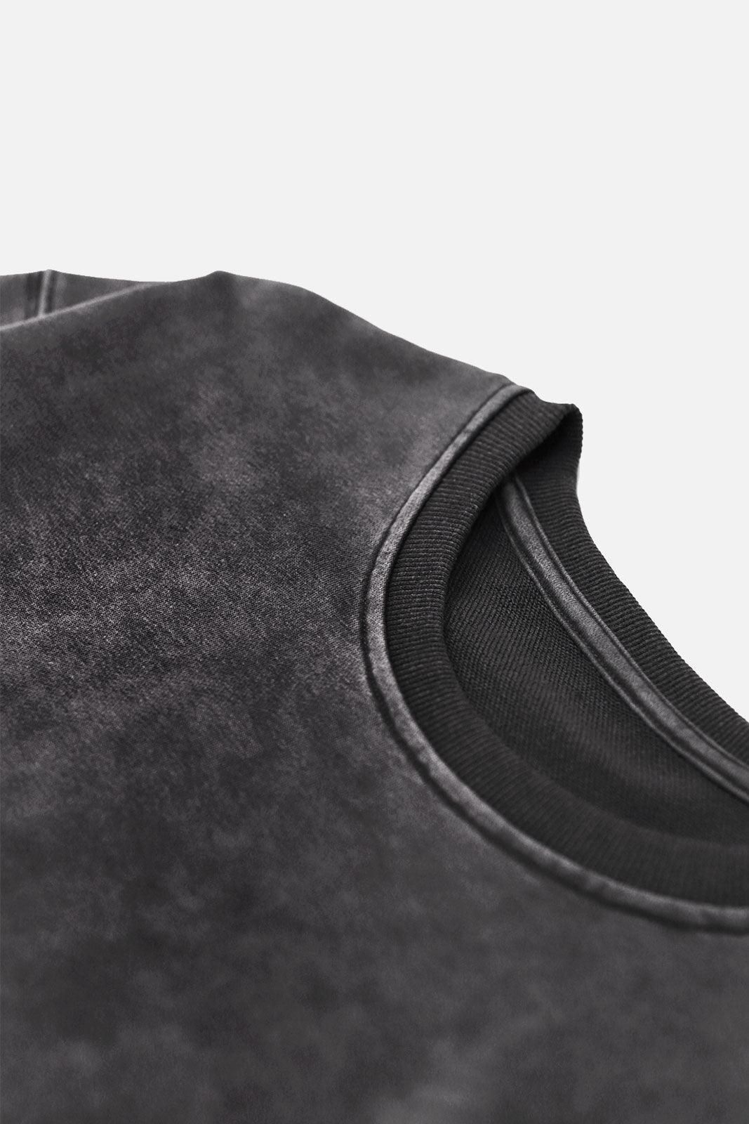 Certified Oversized Crewneck Sweater - Vintage Wash Black sold by Jed North product image thumbnail 8