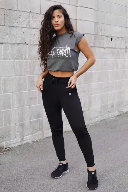 Twilight High Waisted Joggers - Black sold by Jed North