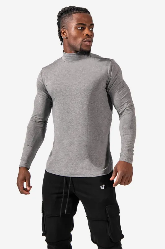 Union Mock Neck Long Sleeve - Gray sold by Jed North