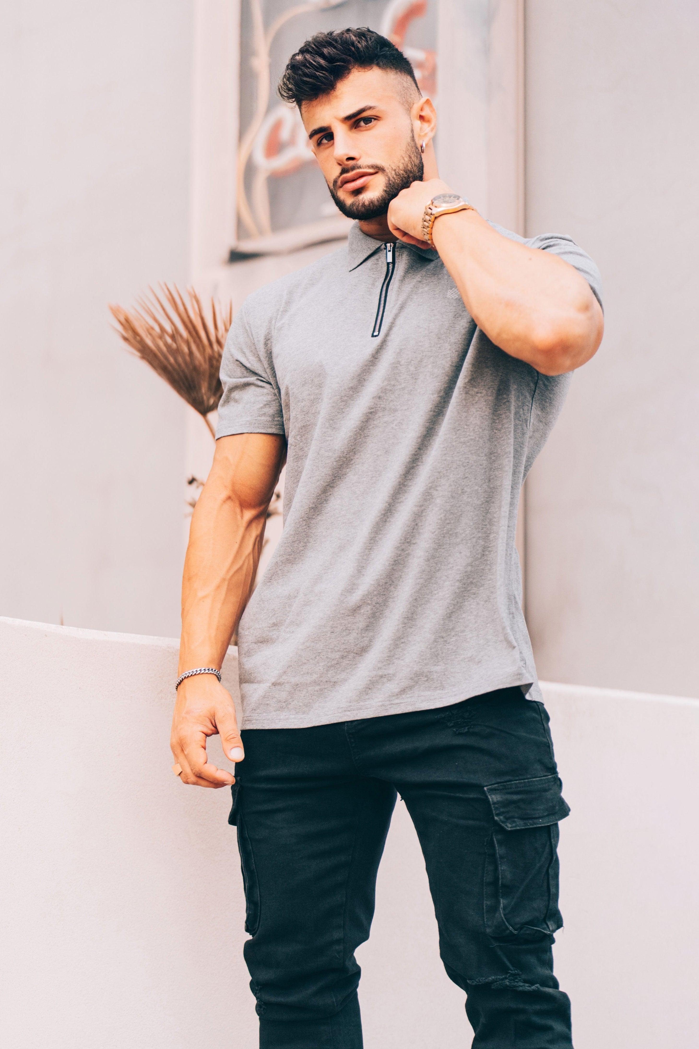 Active Polo Shirt - Light Gray sold by Jed North