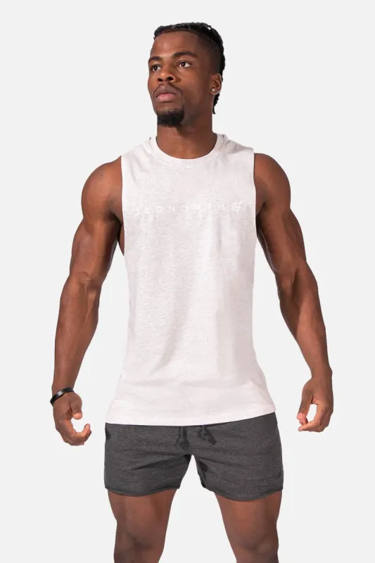 Men's Sleeveless Training Tee - Light Gray sold by Jed North