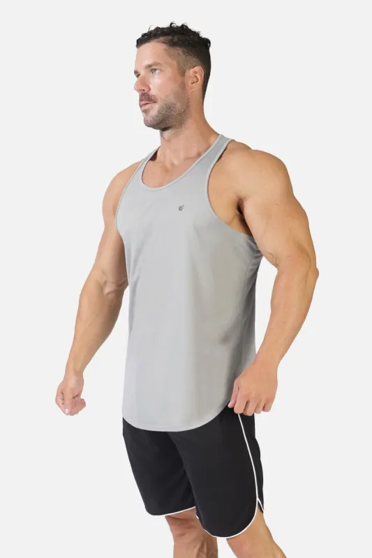 Fast-Dry Workout Stringer - Silver sold by Jed North