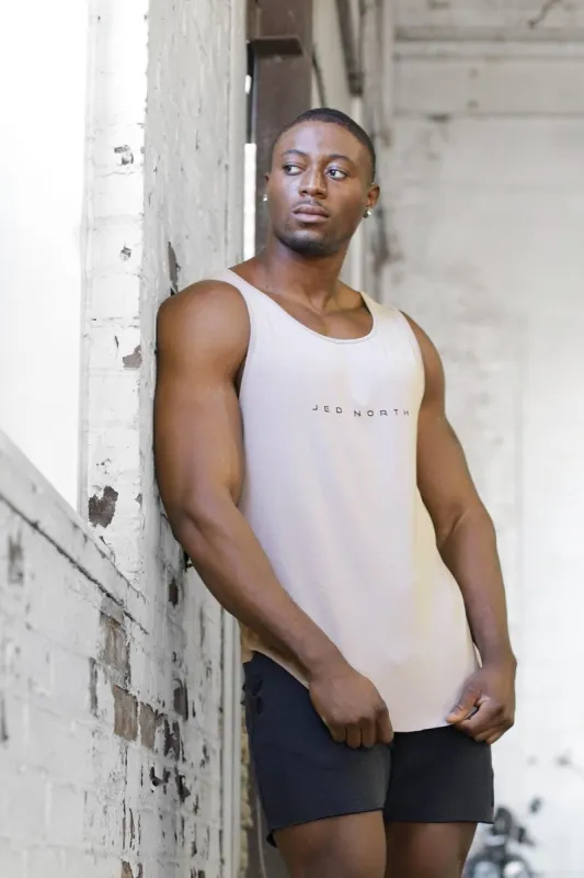 Heavy Duty Workout Tank Top - Light Gray sold by Jed North
