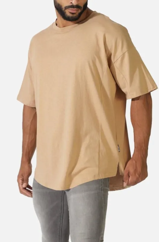 Classic Everyday Oversized T-Shirt - Khaki sold by Jed North