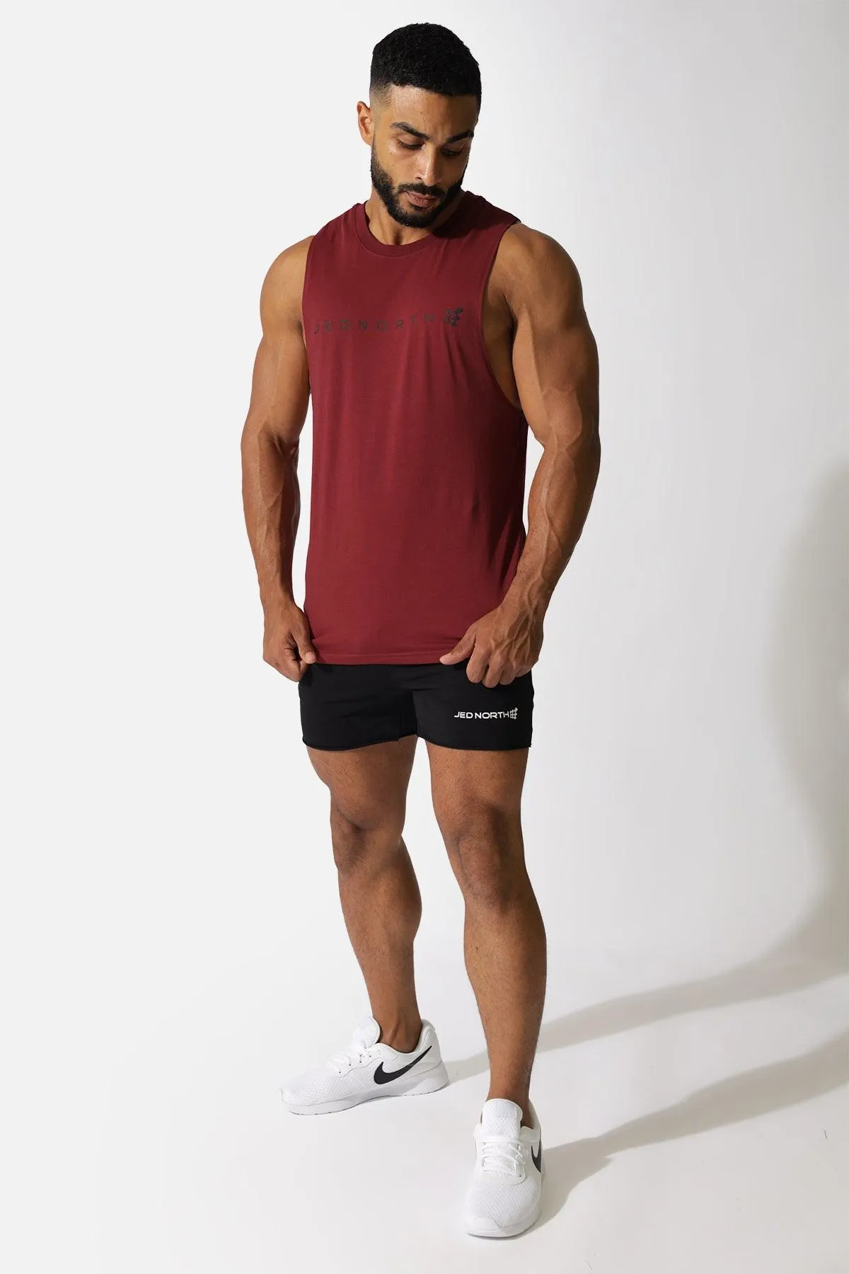 Apollo Men's Sleeveless Training Tee - Crimson Red sold by Jed North product image thumbnail 2