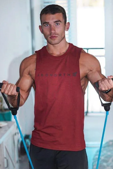 Apollo Men's Sleeveless Training Tee - Crimson Red sold by Jed North product image thumbnail 5