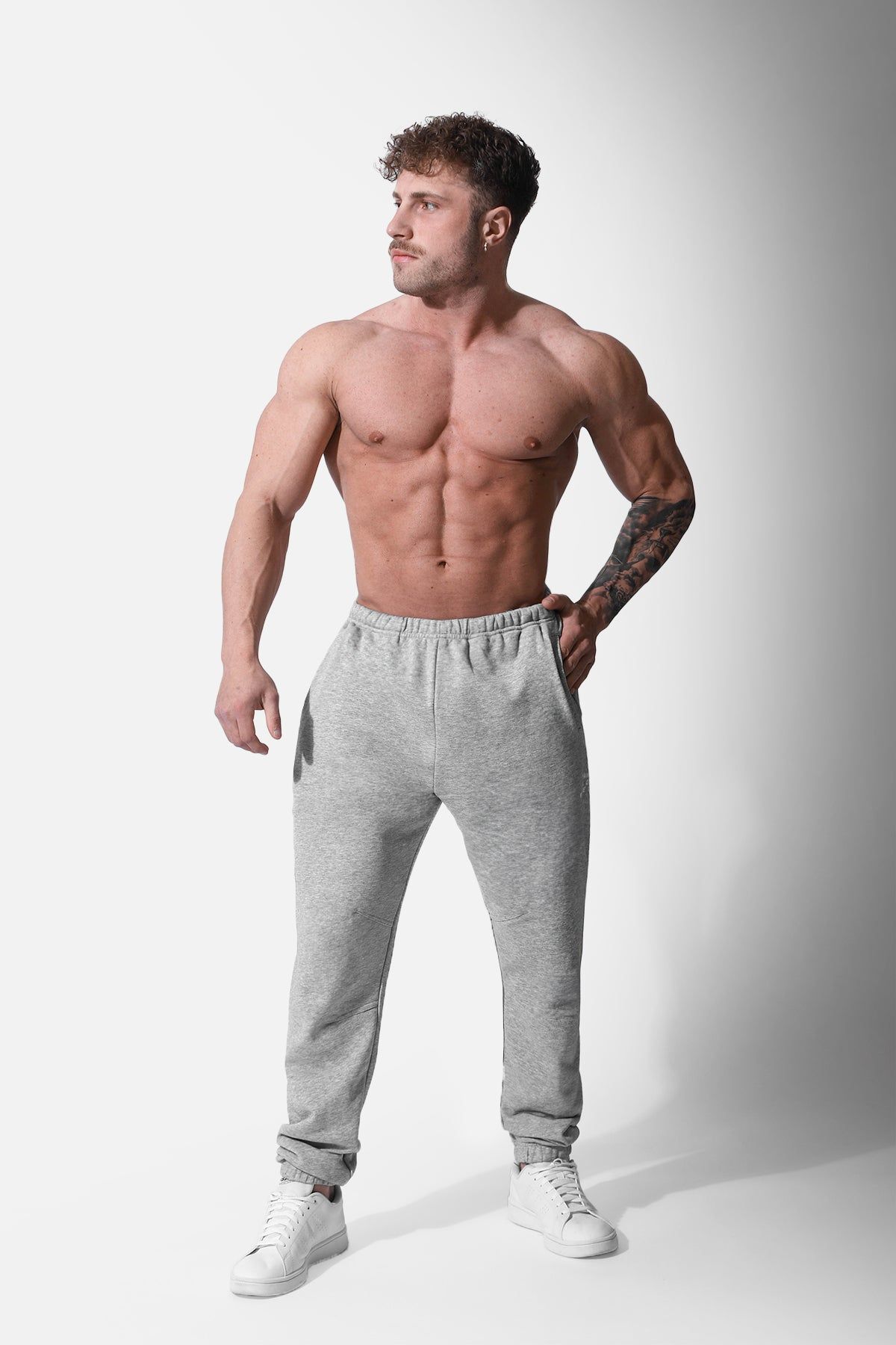 French Terry Athletic Joggers - Light Gray sold by Jed North product image thumbnail 5