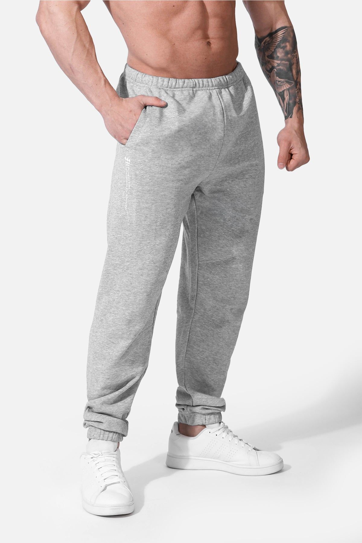 French Terry Athletic Joggers - Light Gray sold by Jed North product image thumbnail 2