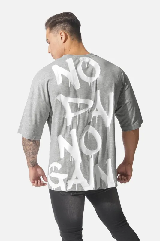 Energy Oversized T-Shirt - No Pain No Gain sold by Jed North