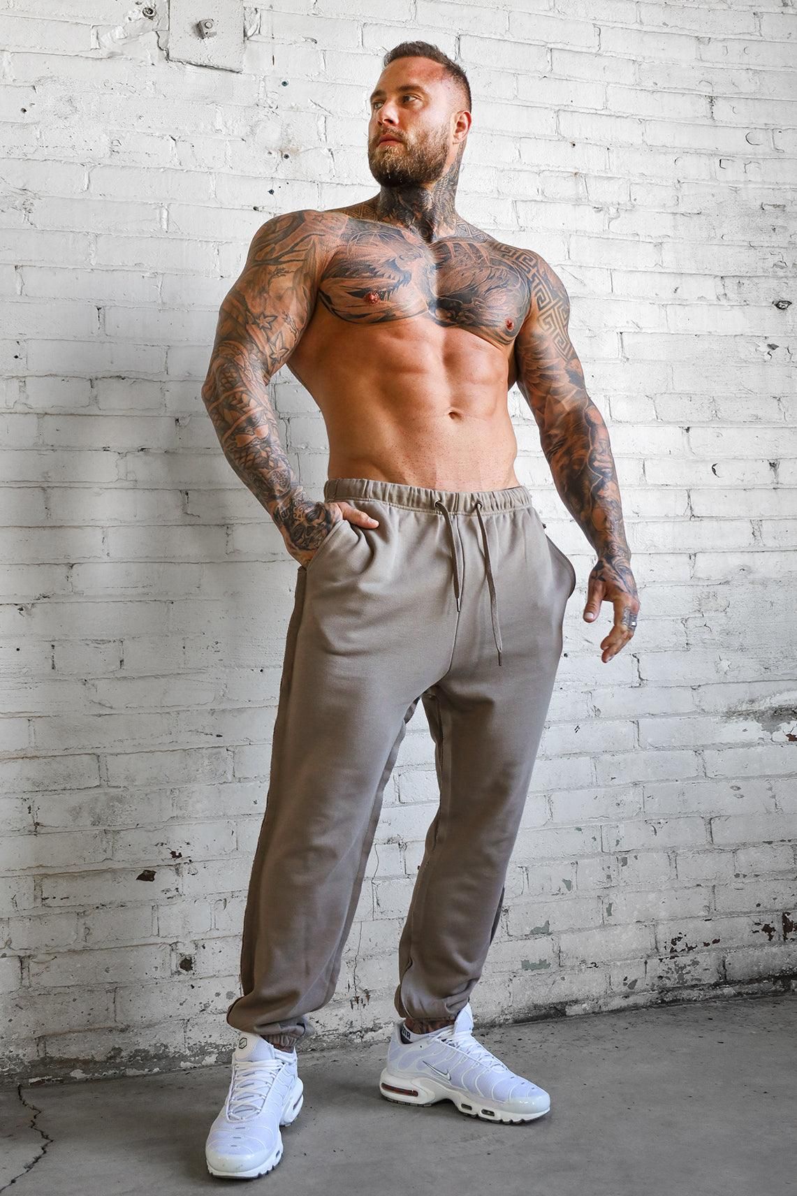 Statement Joggers - Light Gray sold by Jed North product image thumbnail 4