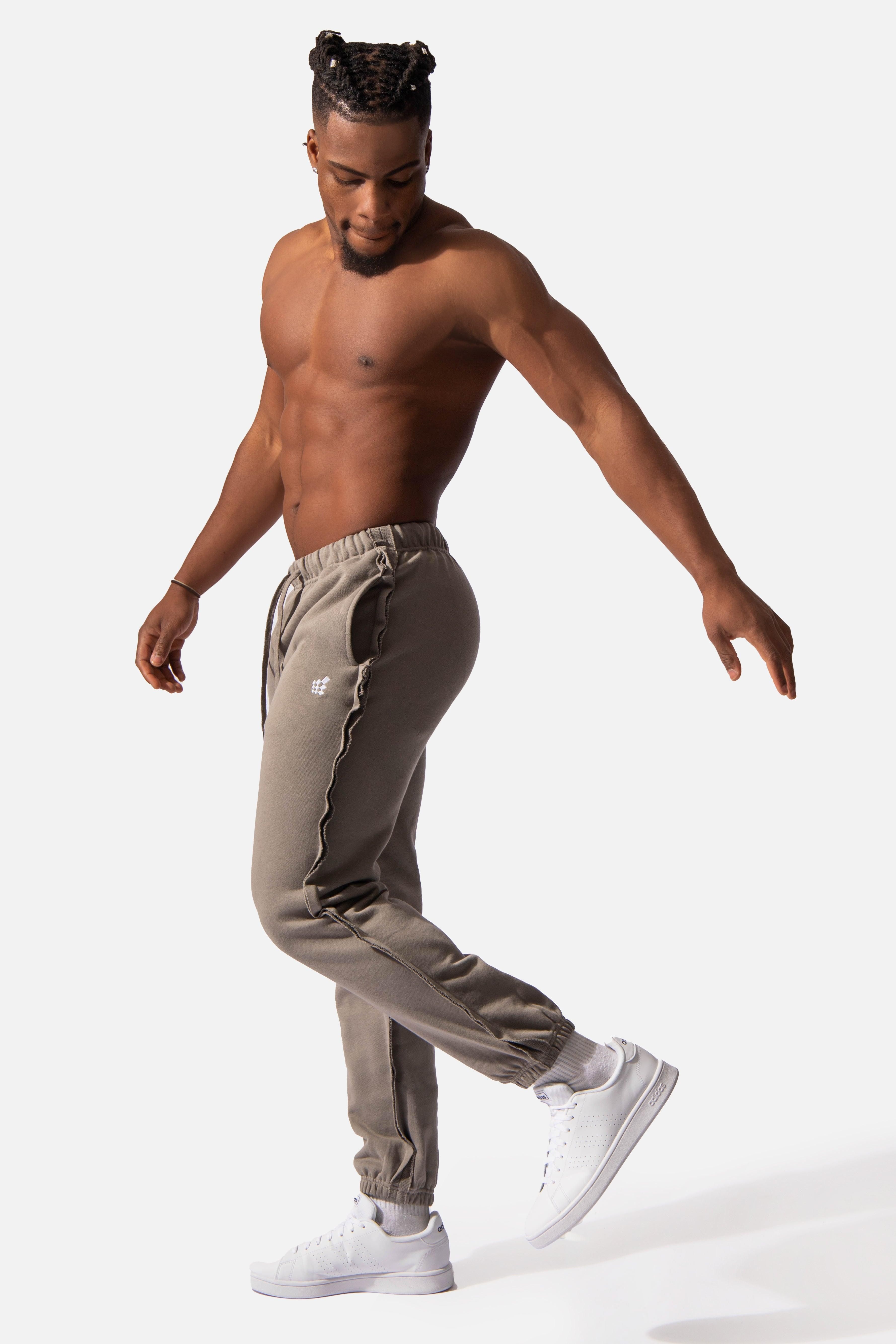 Statement Joggers - Light Gray sold by Jed North product image thumbnail 5