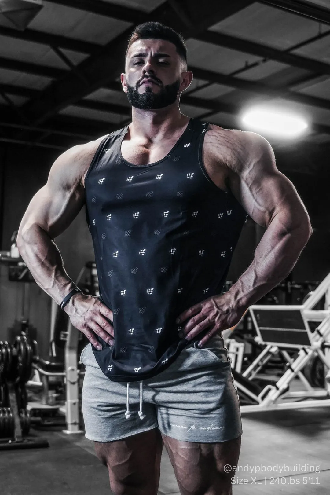 Graphic Muscle Tank Top - Skull Logo sold by Jed North product image thumbnail 2