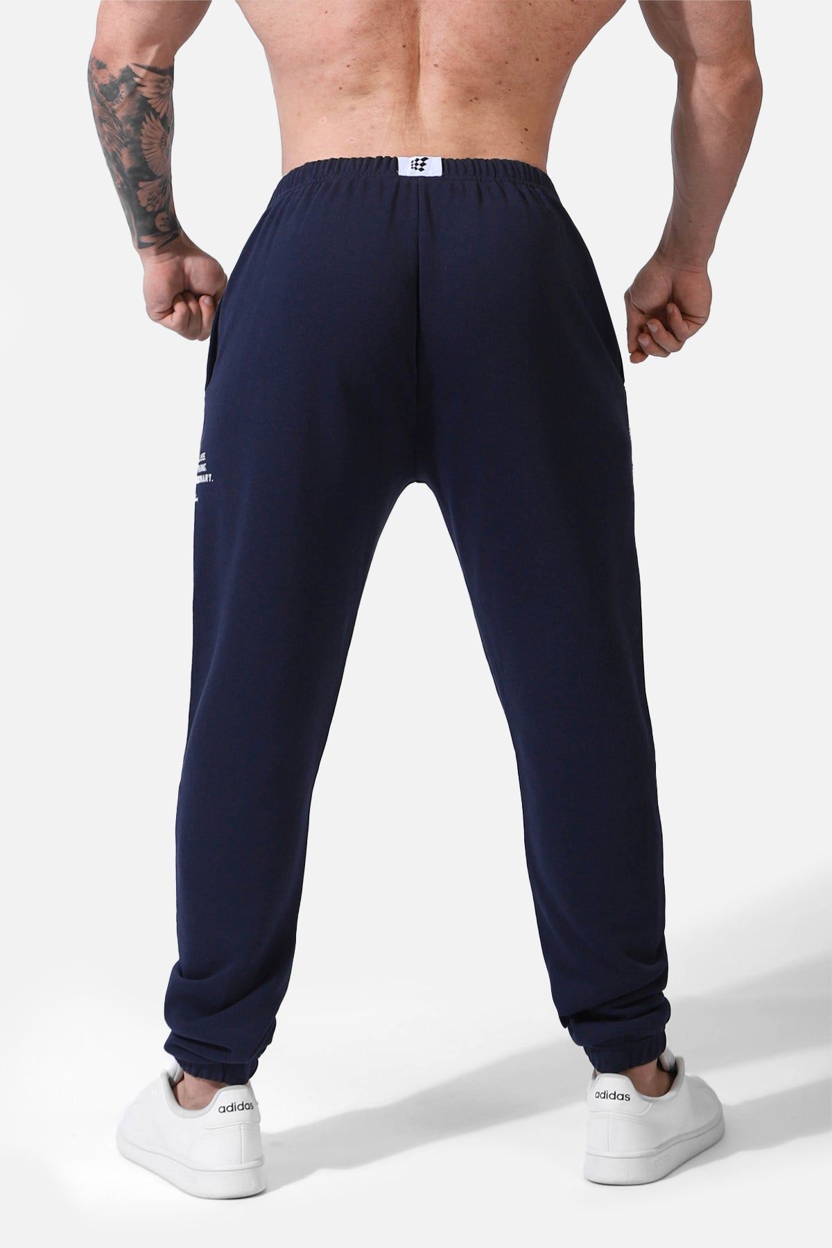 French Terry Athetic Joggers - Navy sold by Jed North product image thumbnail 4