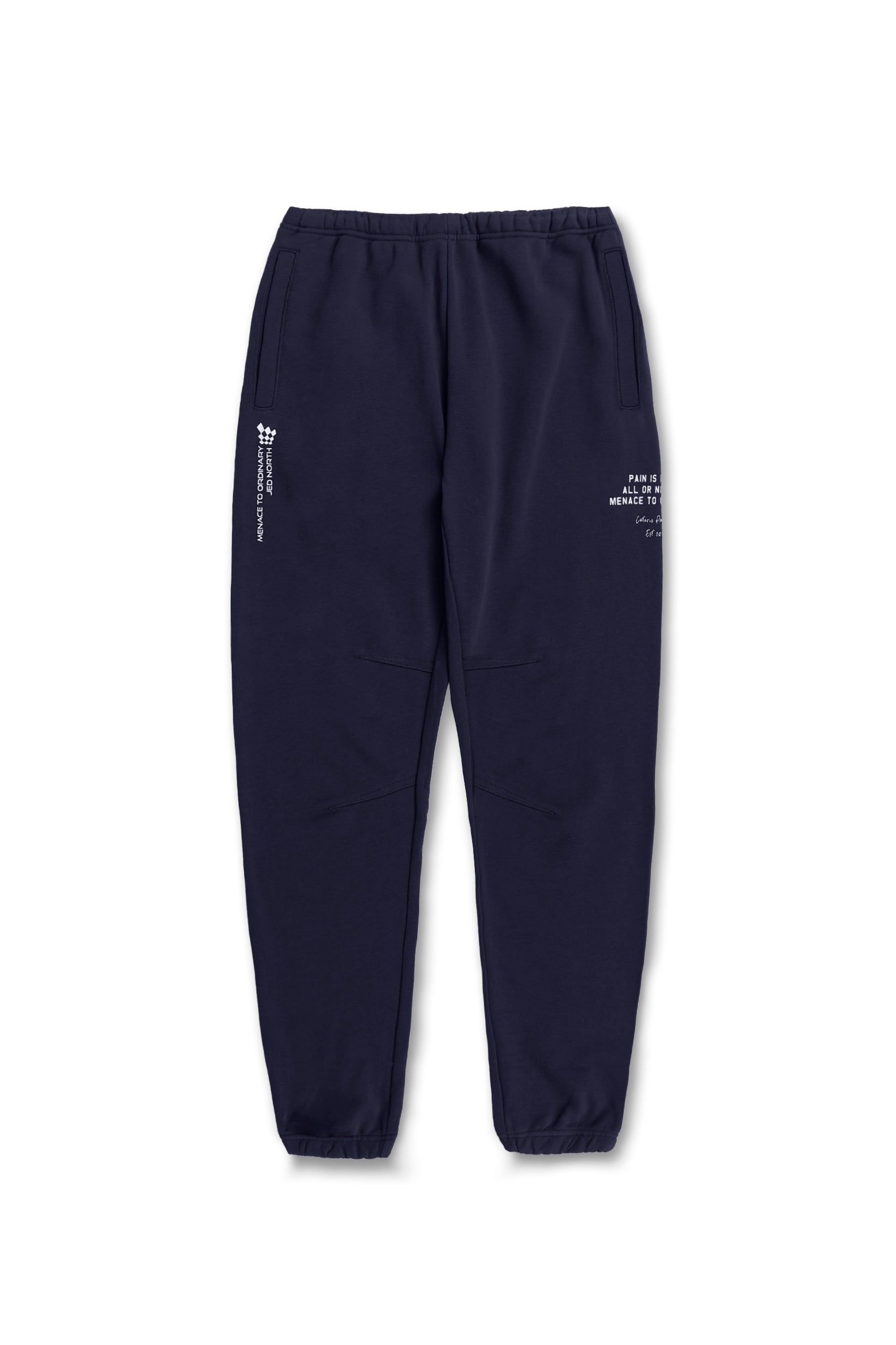 French Terry Athetic Joggers - Navy sold by Jed North
