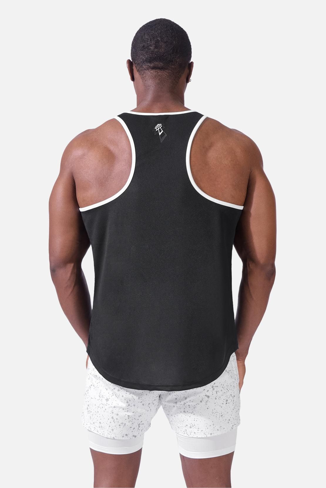 Fast-Dry Workout Stringer - White Trim Skull sold by Jed North product image thumbnail 4