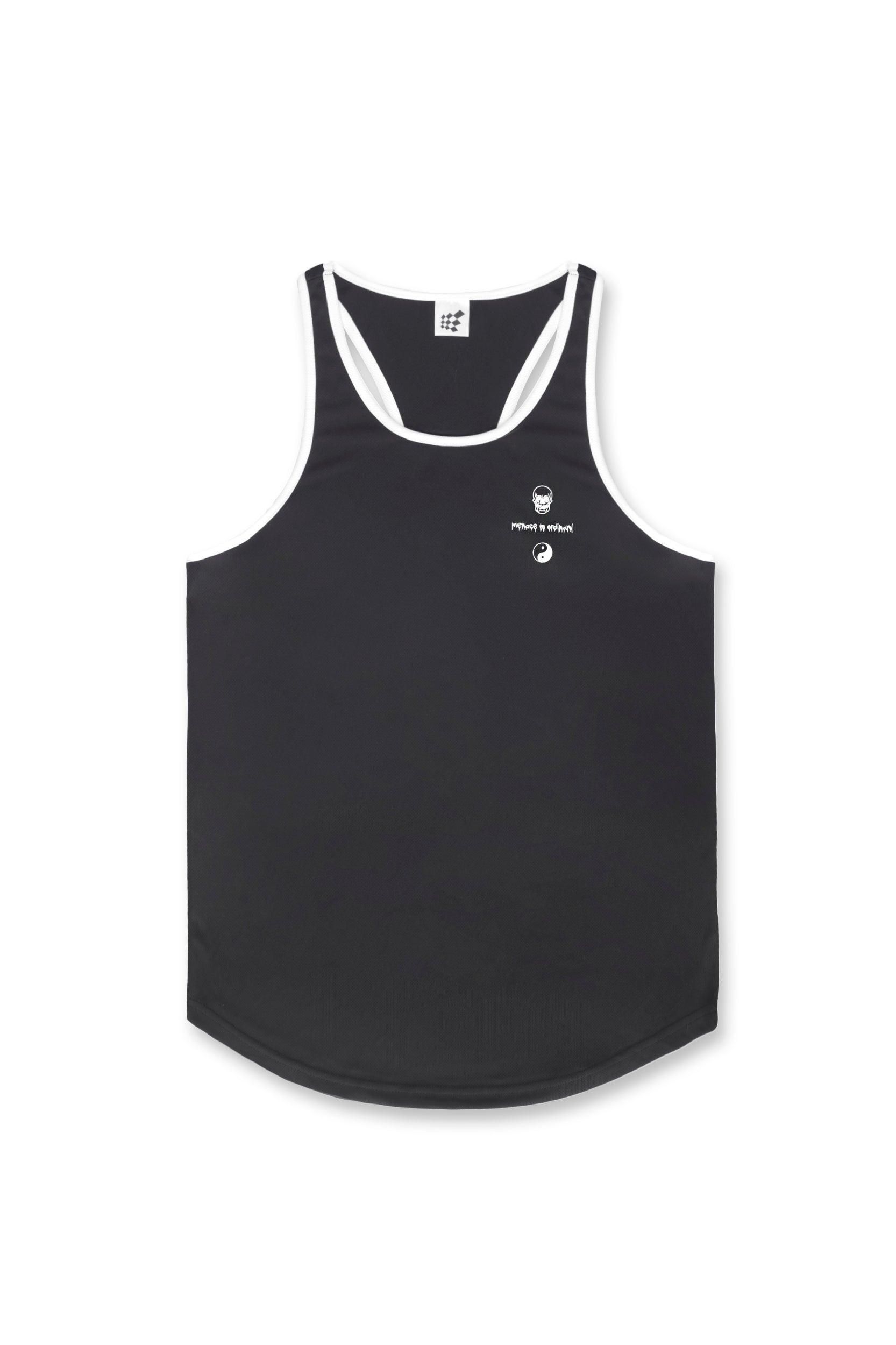 Fast-Dry Workout Stringer - White Trim Skull sold by Jed North product image thumbnail 2