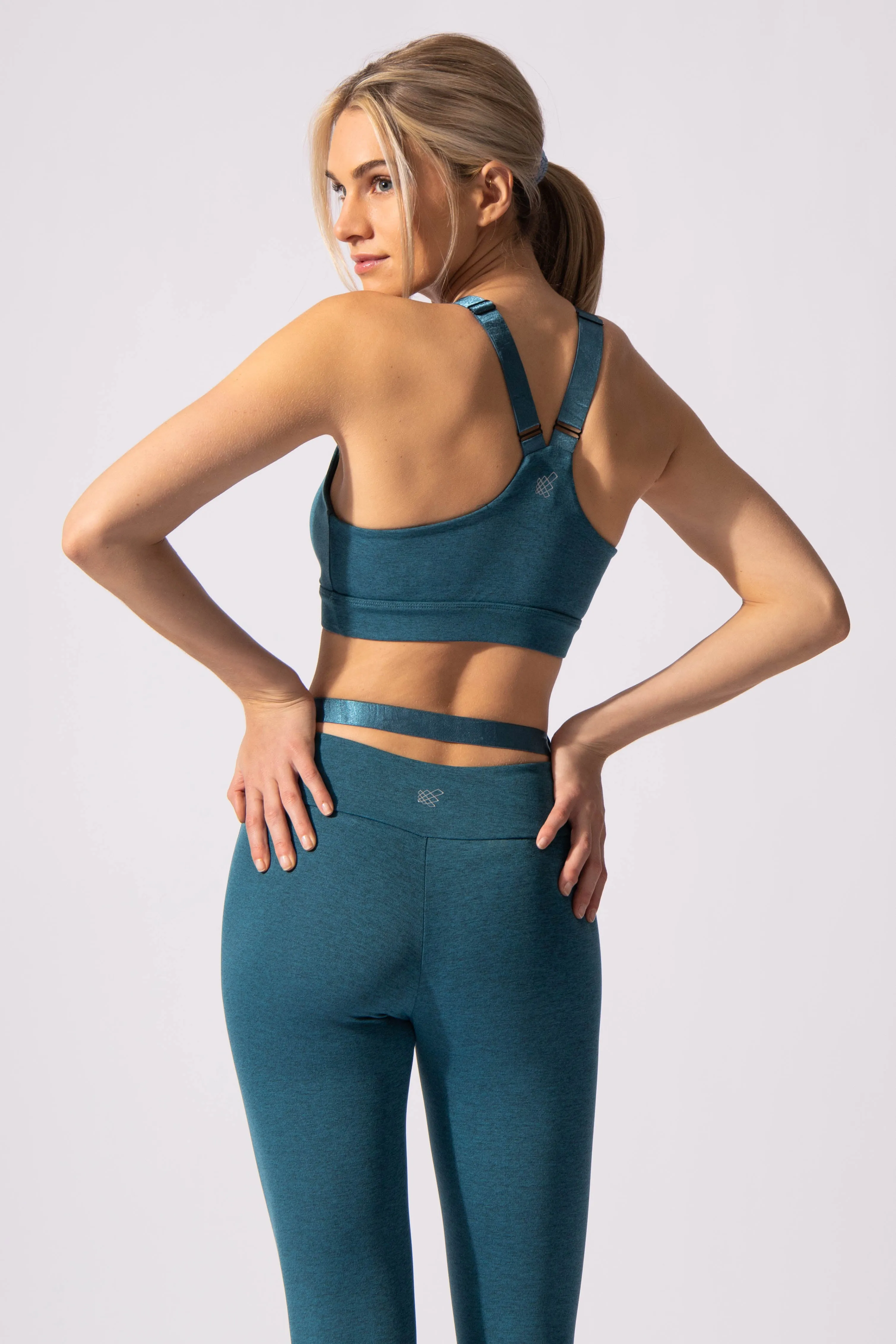 Amour Strap Sports Bra - Blue sold by Jed North