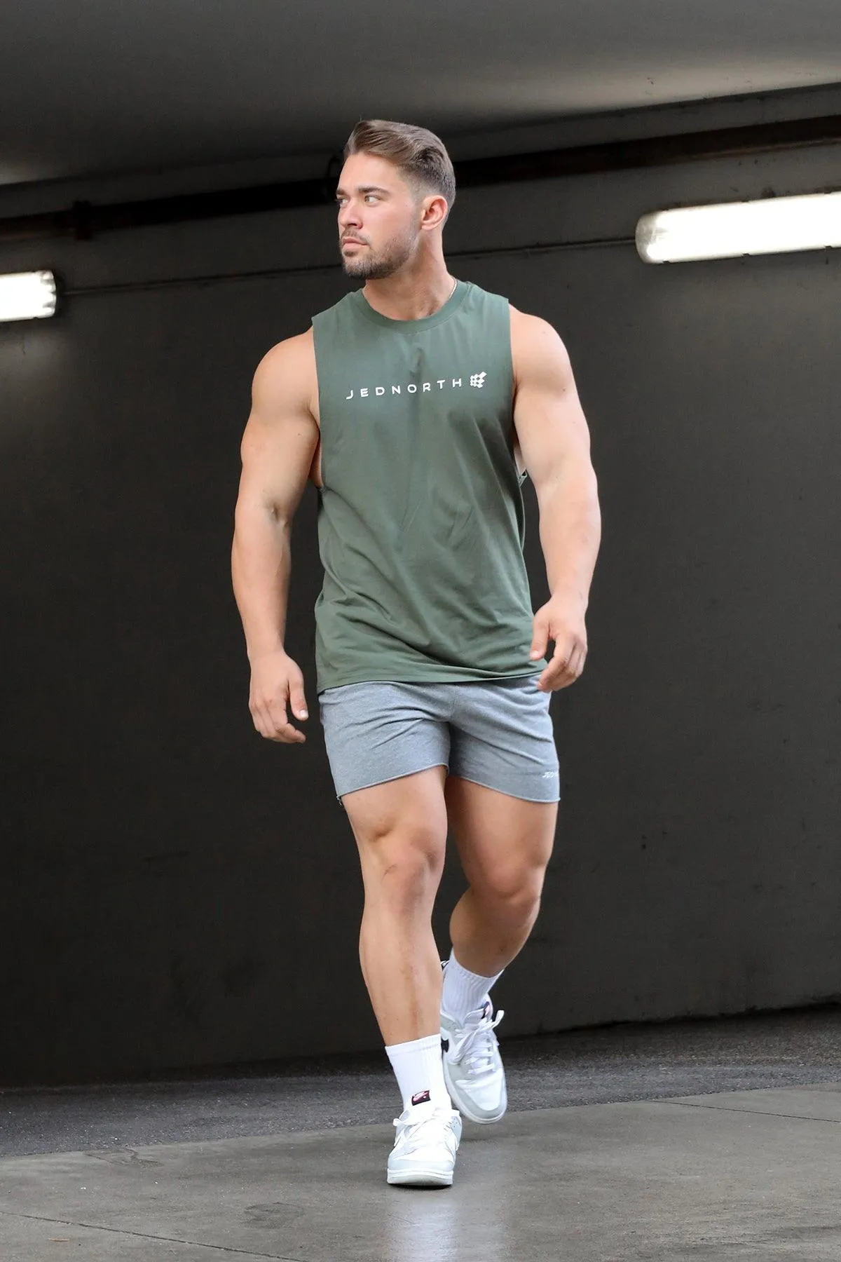 Men's Sleeveless Training Tee - Olive sold by Jed North product image thumbnail 5