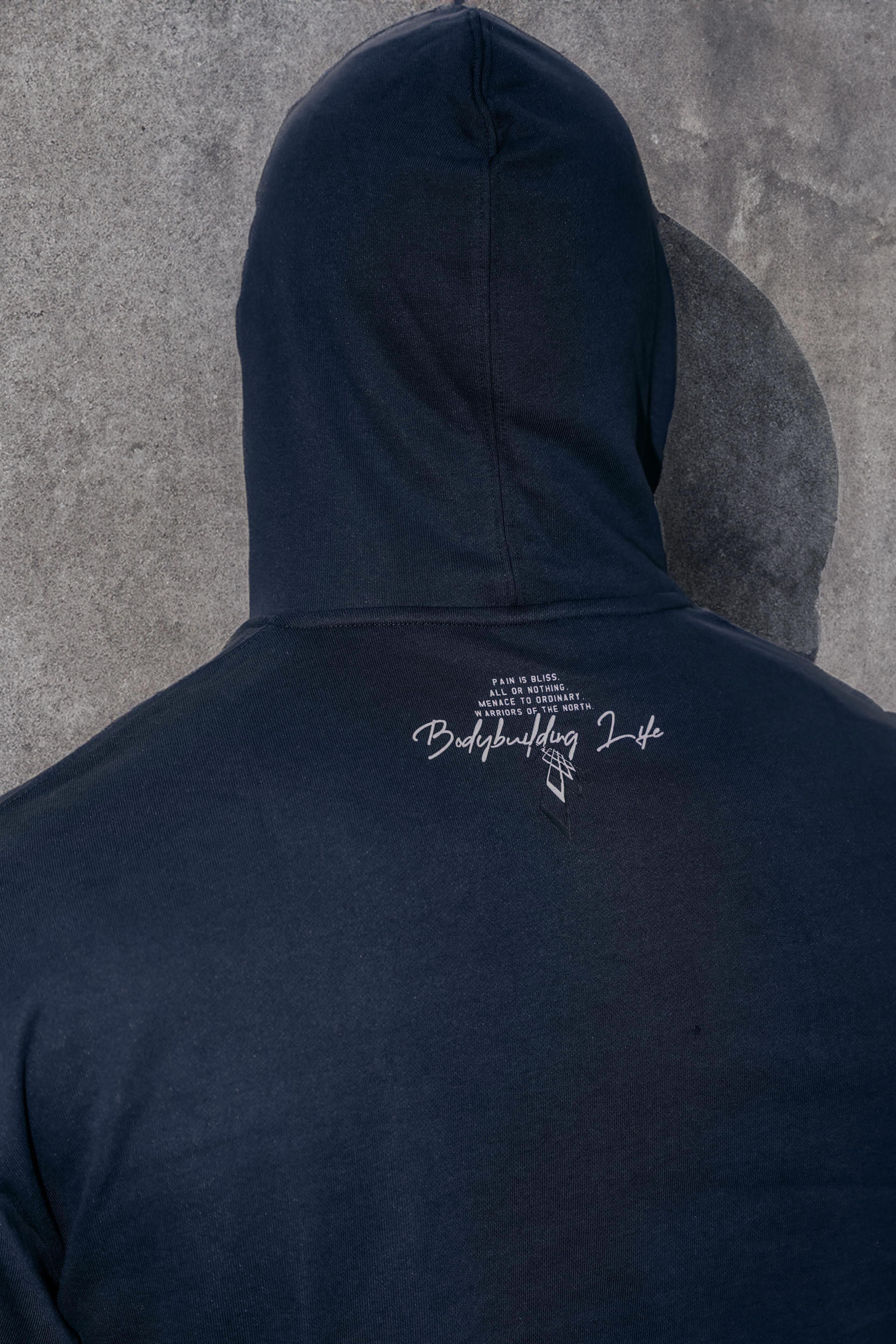 French Terry Pullover Hoodie - Navy sold by Jed North product image thumbnail 5