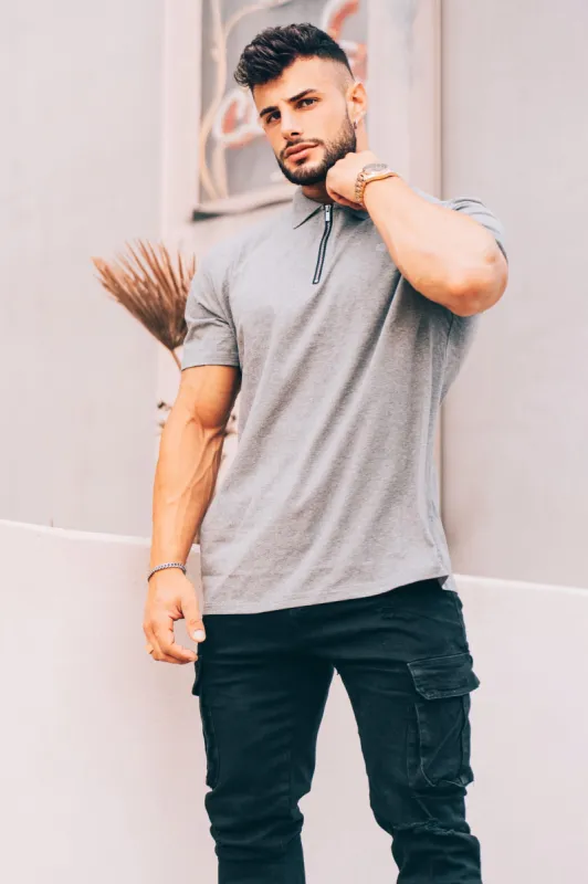 Active Polo Shirt - Light Gray sold by Jed North