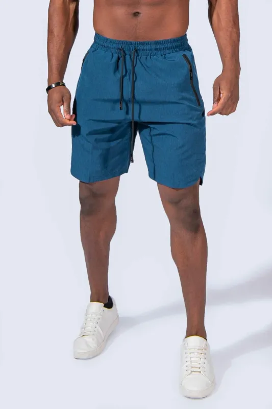 Striker Mid-Length Performance Shorts - Blue sold by Jed North