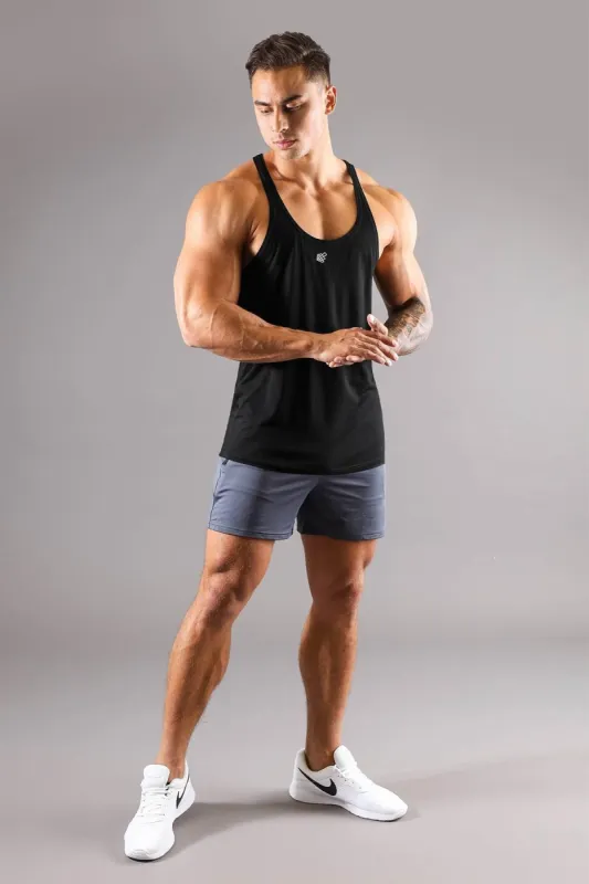 Classic Bodybuilding Racerback Stringer - Black sold by Jed North