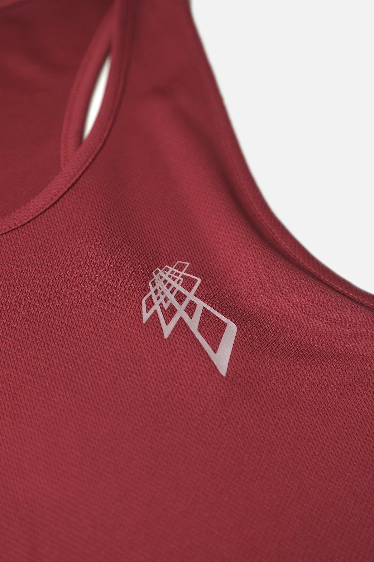 Dri-Fit Bodybuilding Workout Stringer - Maroon Logo sold by Jed North product image thumbnail 3