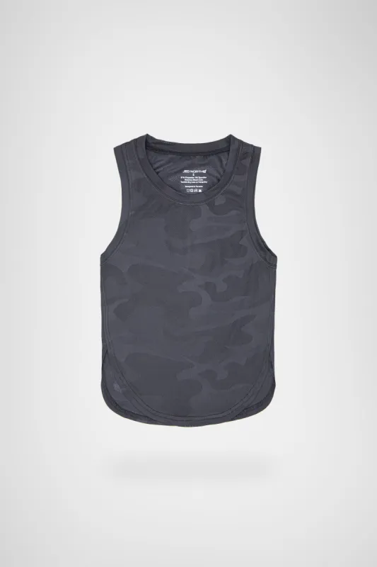 Breezy Mesh Tank Top - Black Camo sold by Jed North