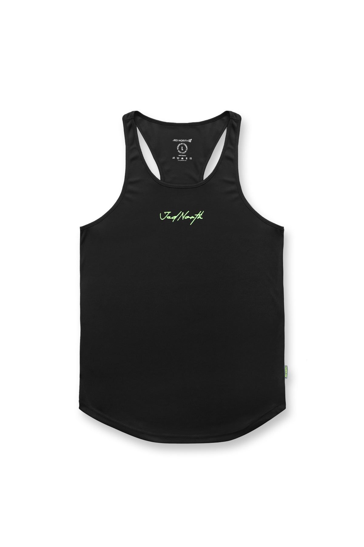 Fast-Dry Bodybuilding Workout Stringer - Black Neon sold by Jed North product image thumbnail 5
