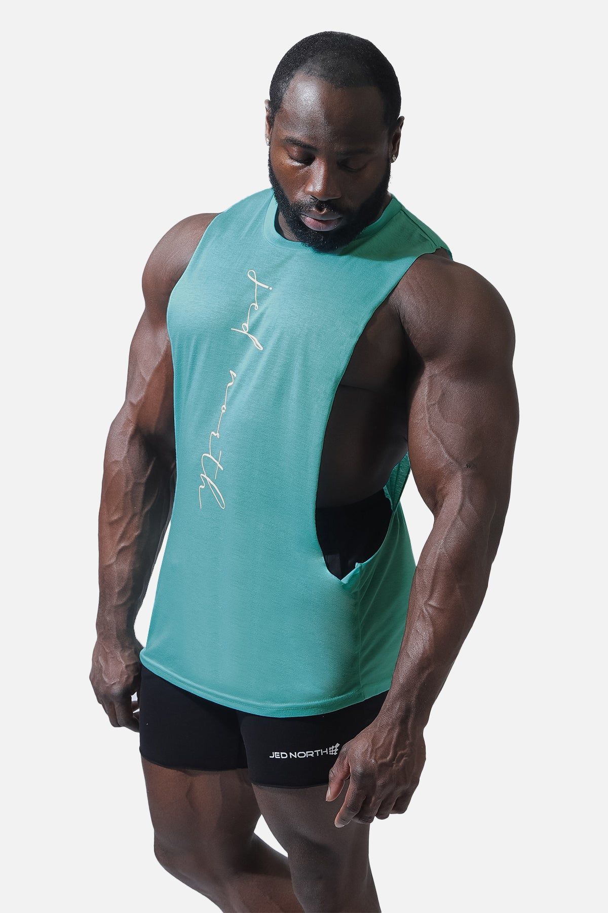 Flux Muscle Tee - Teal sold by Jed North product image thumbnail 3