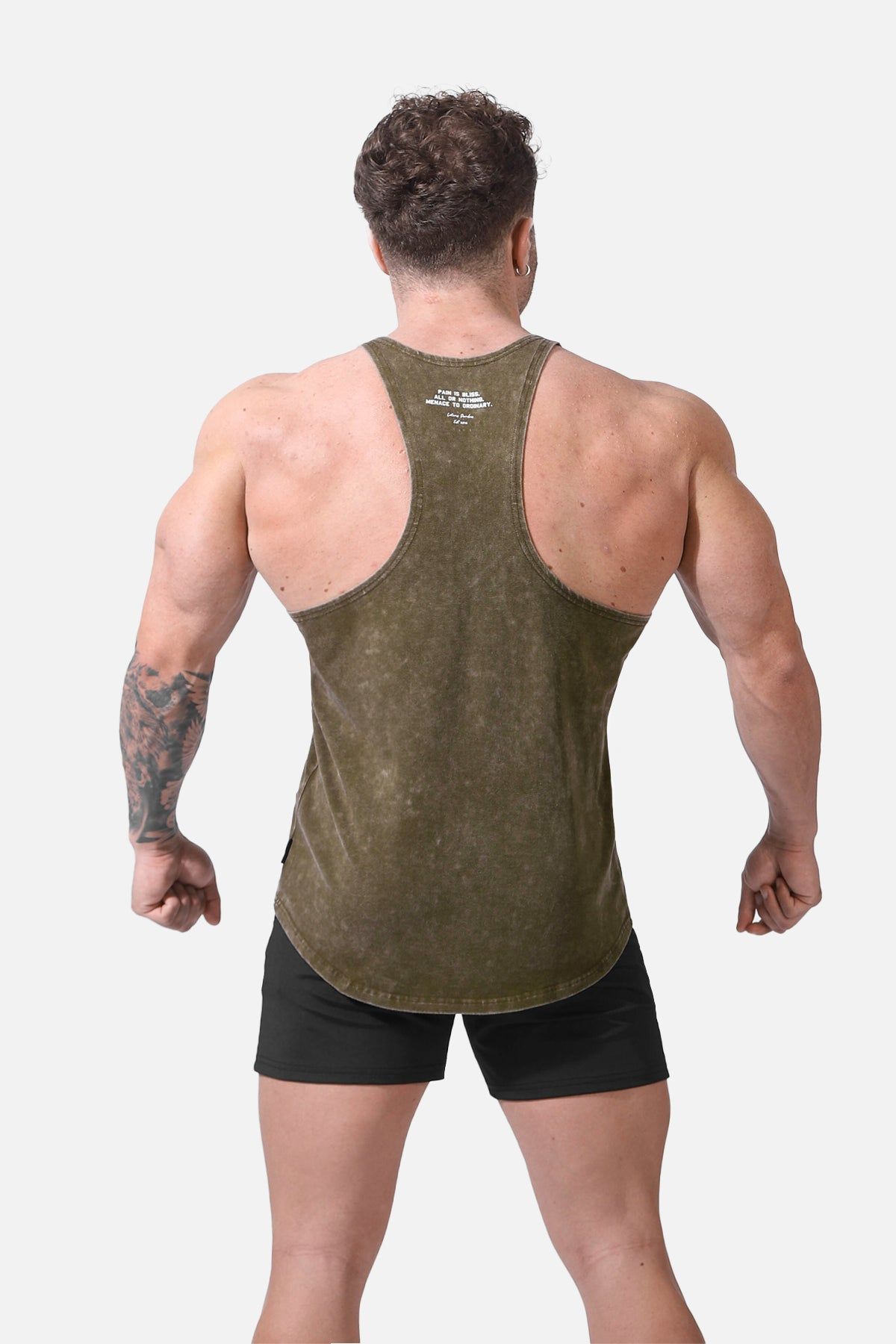 Classic Vintage Washed Racerback Stringer - Olive sold by Jed North product image thumbnail 4