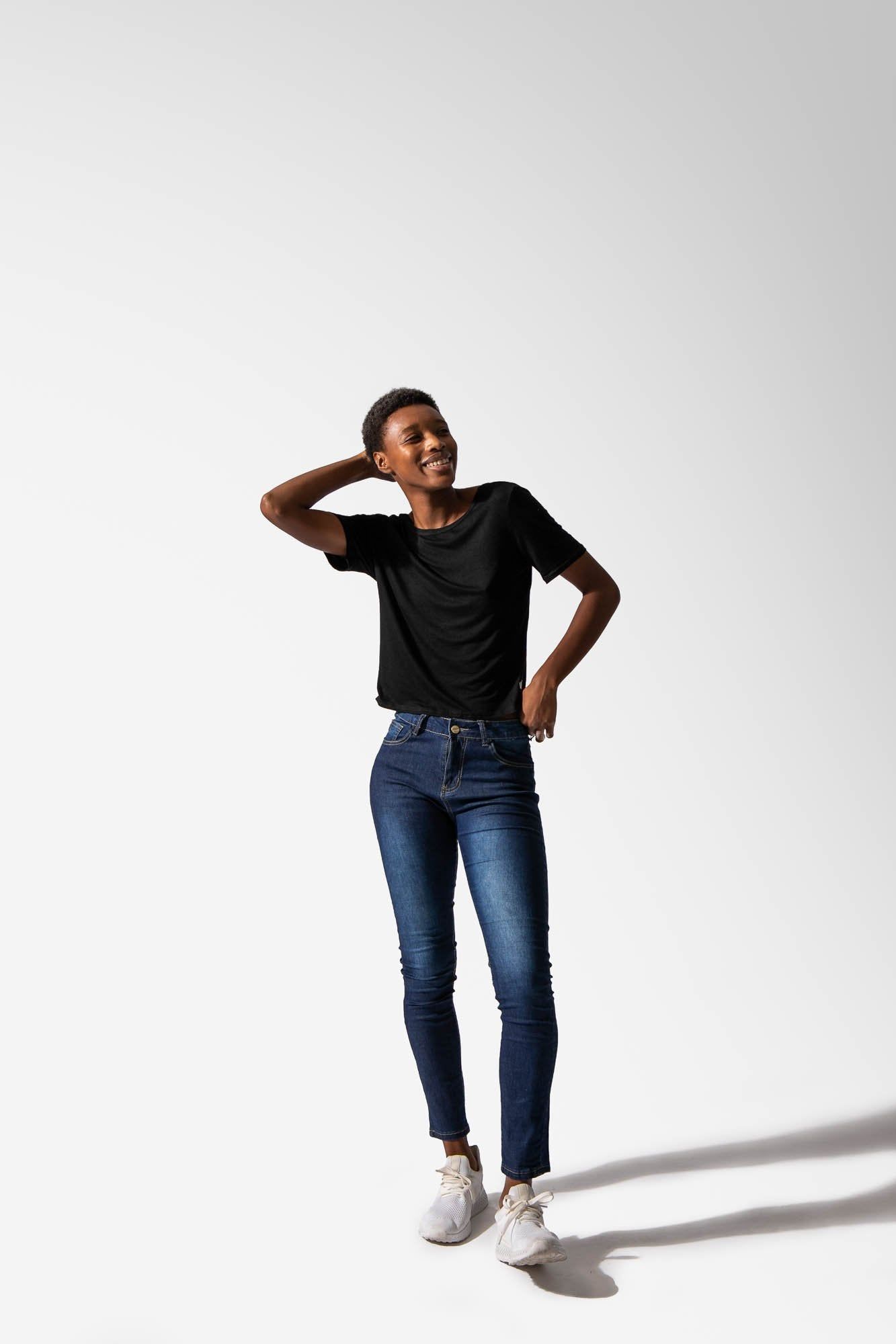 Daydream Over-The-Shoulder Top - Black sold by Jed North product image thumbnail 5