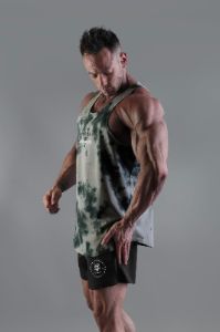 Signature Logo Training Stringer - Tie Dye Gray sold by Jed North