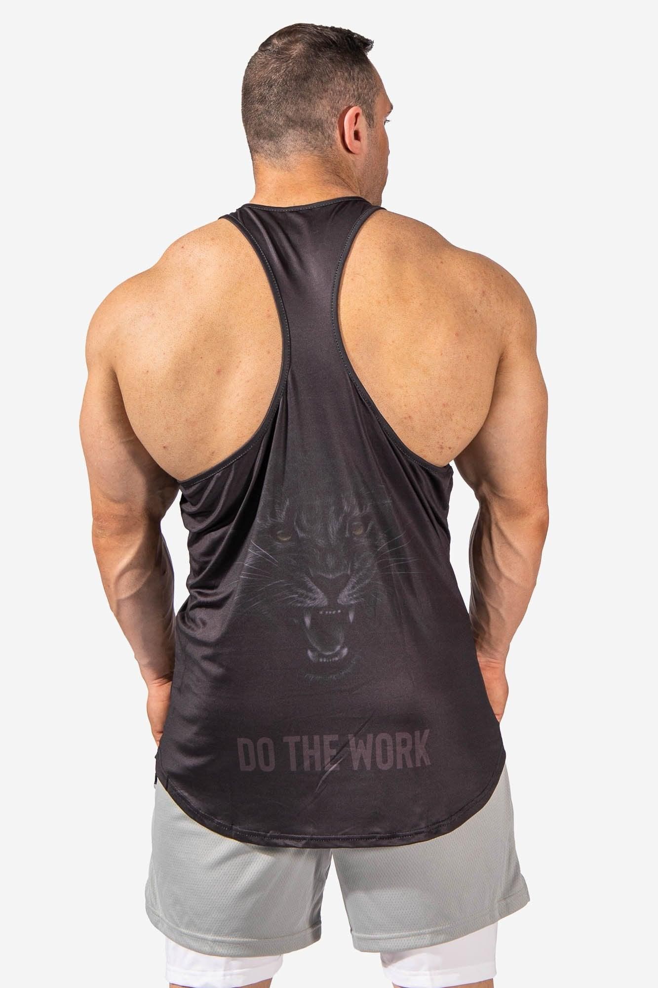 Graphic Muscle Stringer - Tiger sold by Jed North