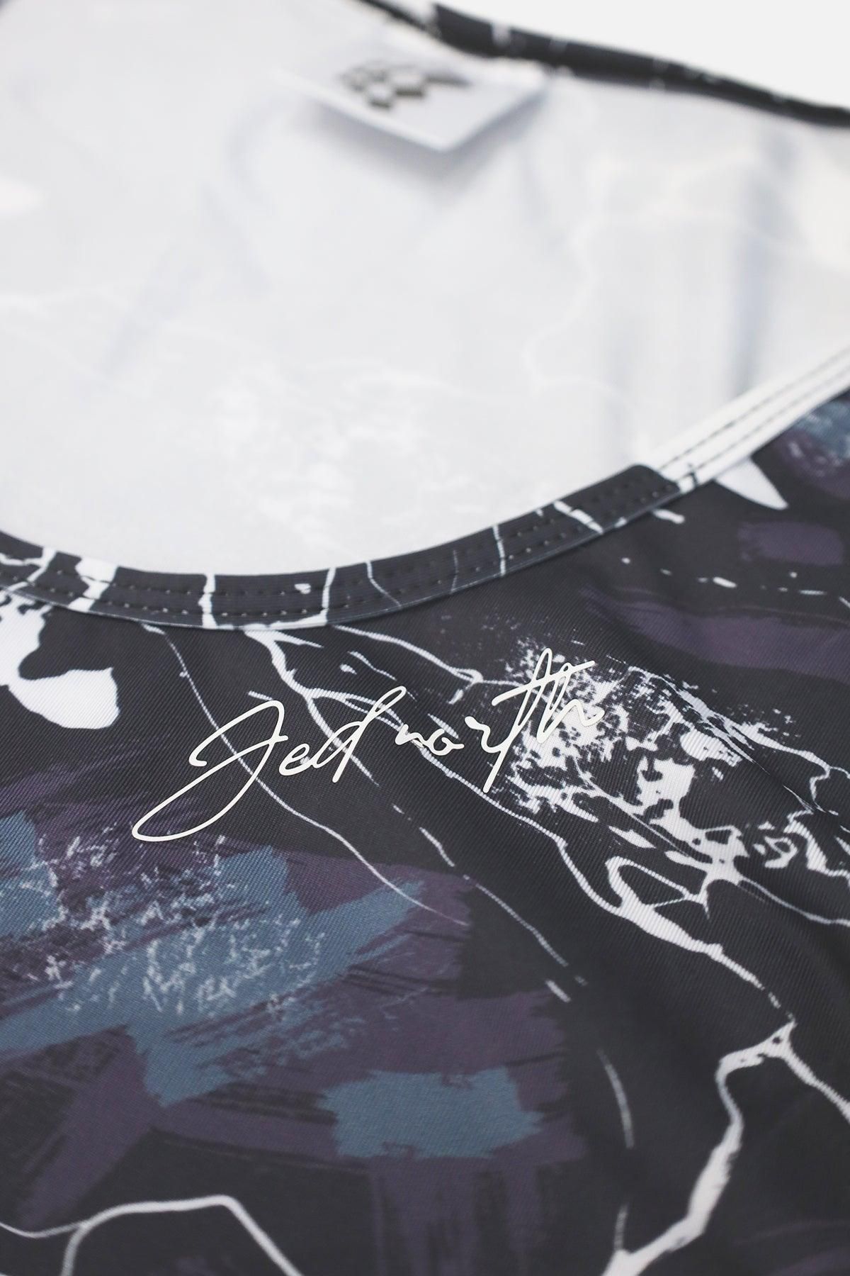 Graphic Muscle Tank Top - Black Marble sold by Jed North product image thumbnail 6