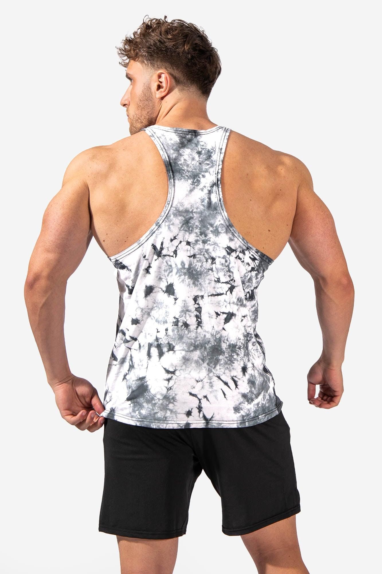 Classic Bodybuilding Racerback Stringer - Black Tie-Dye sold by Jed North product image thumbnail 3