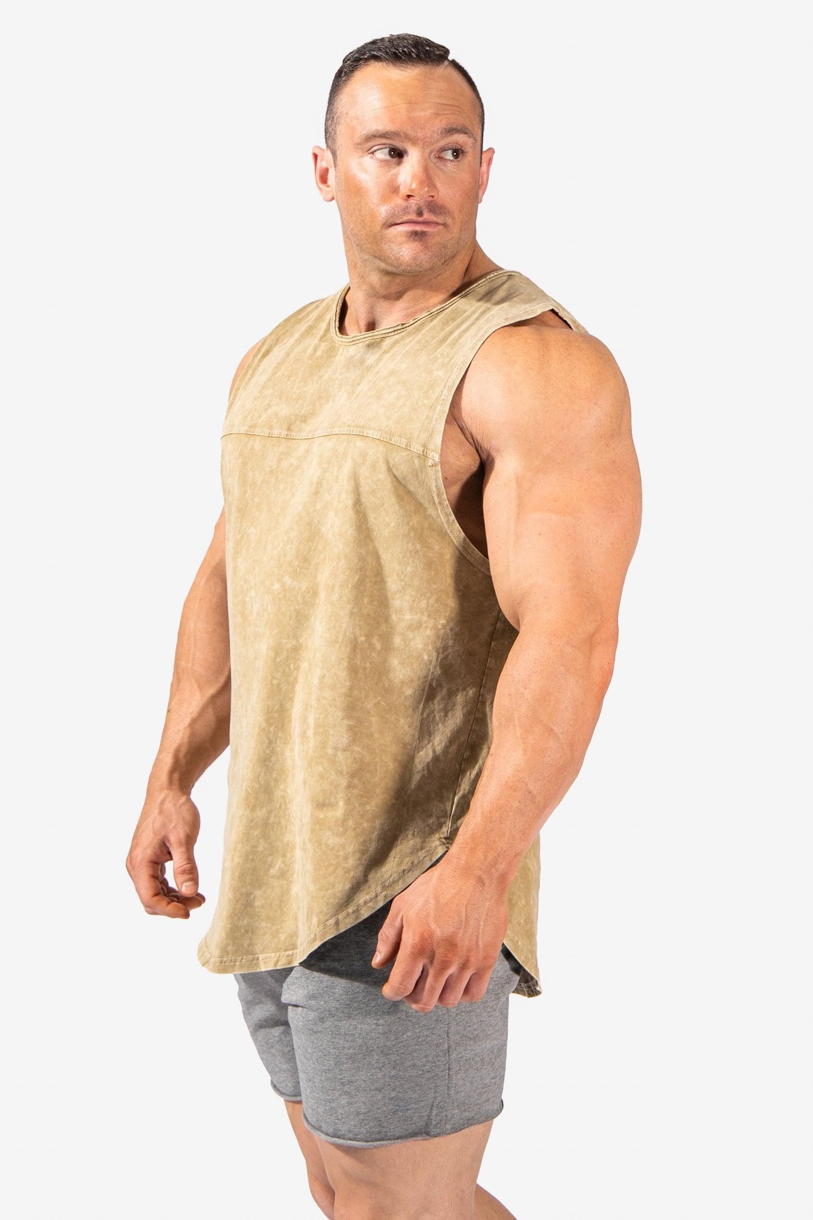 Vintage Washed Muscle Tee - Sandy sold by Jed North product image thumbnail 4