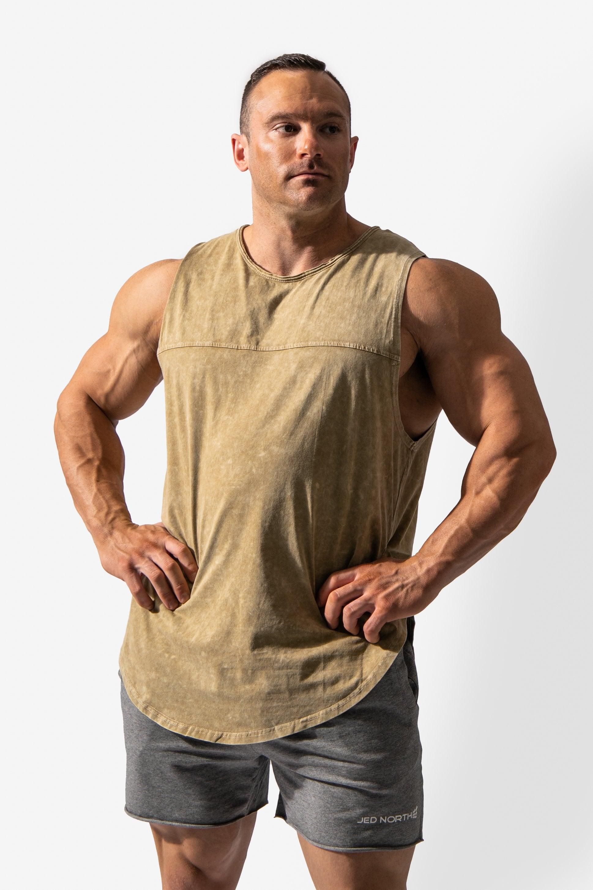 Vintage Washed Muscle Tee - Sandy sold by Jed North product image thumbnail 2