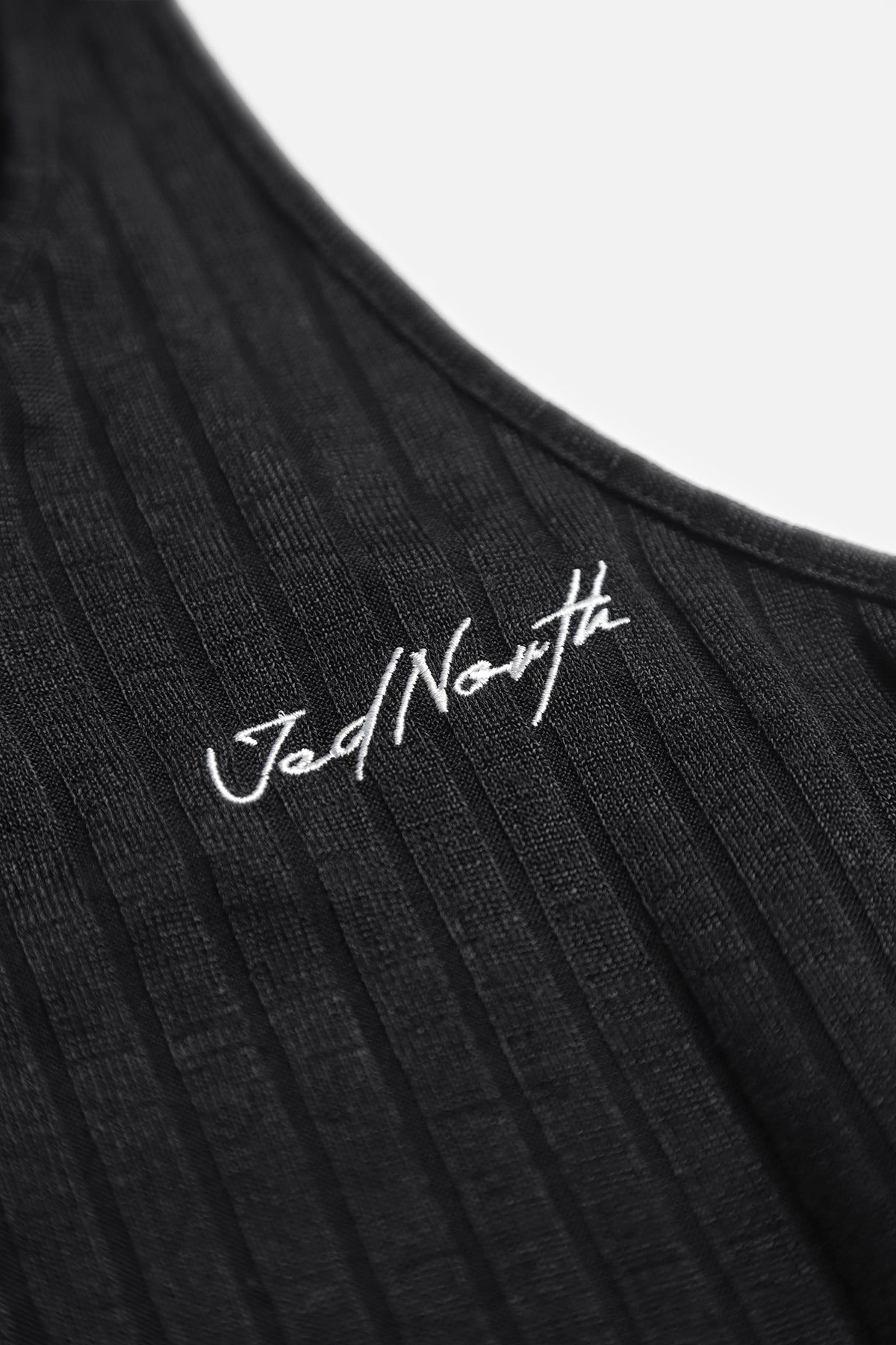 Ribbed Muscle Tank - Black sold by Jed North product image thumbnail 4