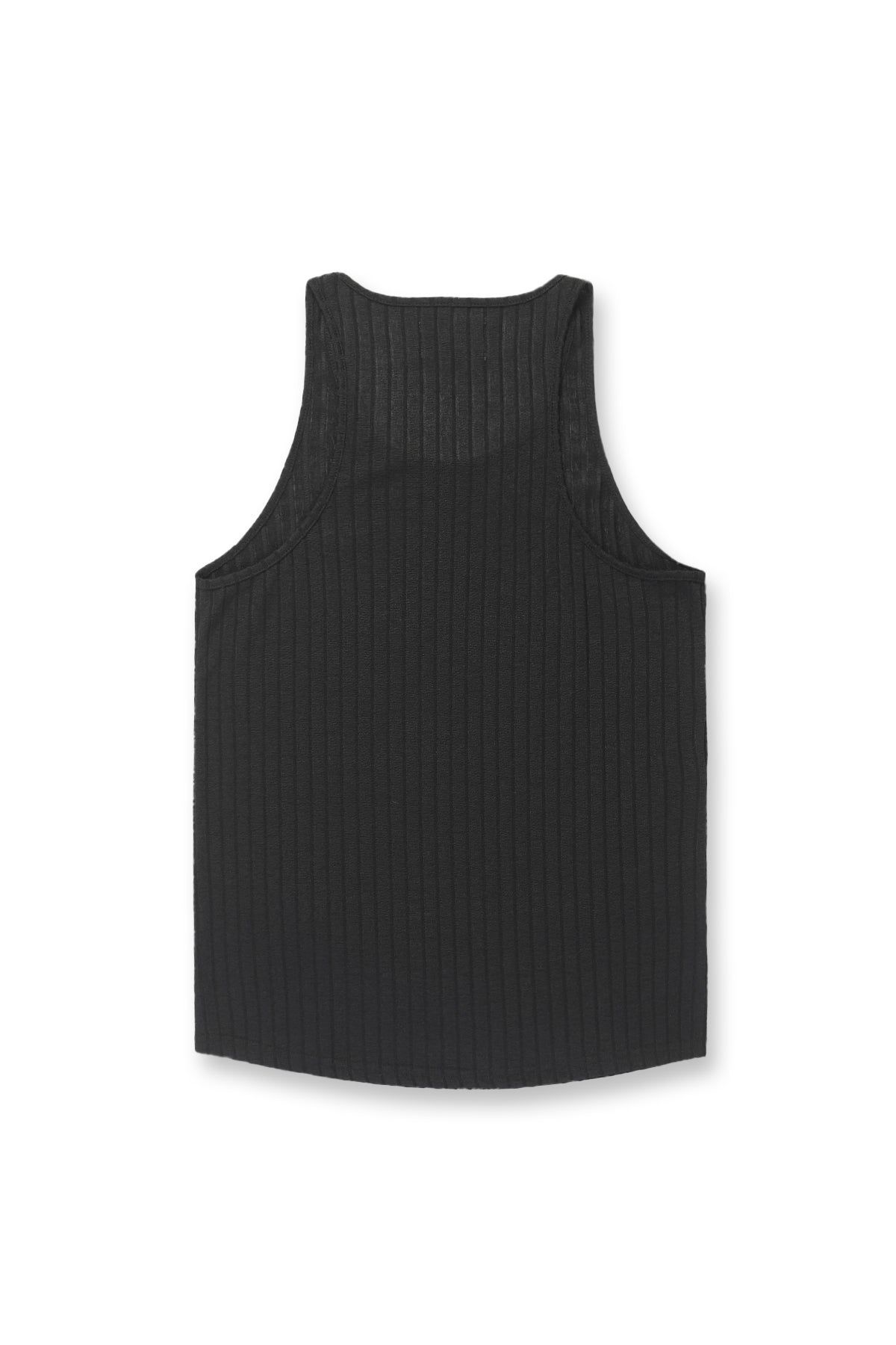 Ribbed Muscle Tank - Black sold by Jed North product image thumbnail 2