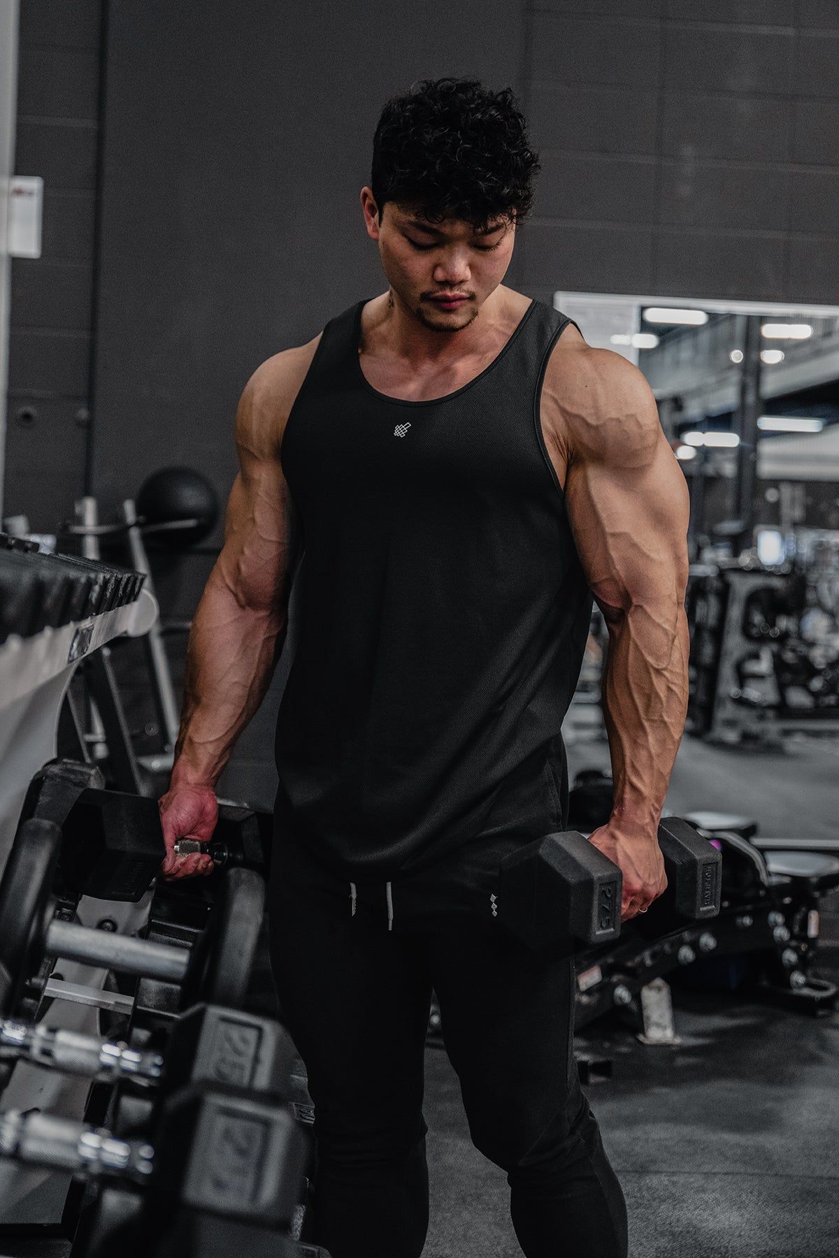 Alpha Microfiber Gym Tank Top - Black sold by Jed North product image thumbnail 2