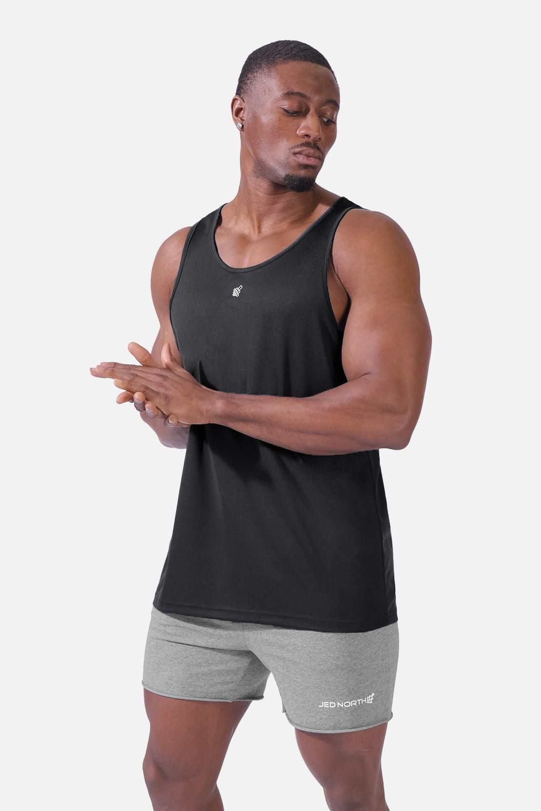 Alpha Microfiber Gym Tank Top - Black sold by Jed North product image thumbnail 4