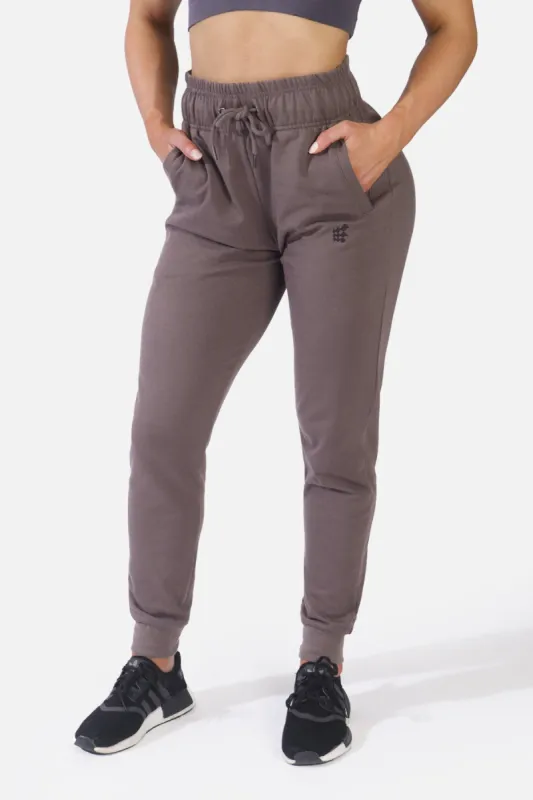 Twilight High Waisted Joggers - Dark Gray sold by Jed North