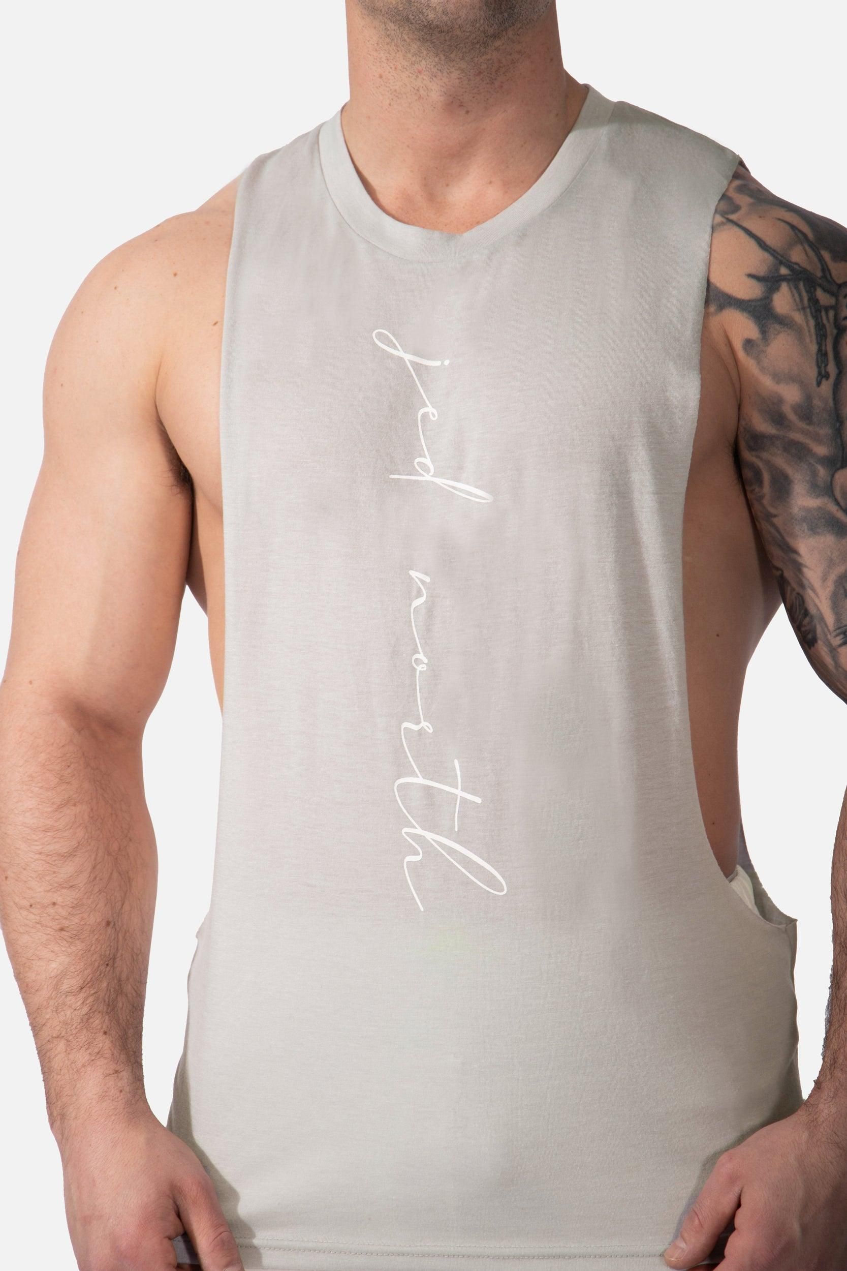 Flux Muscle Tee - Light Gray sold by Jed North product image thumbnail 5