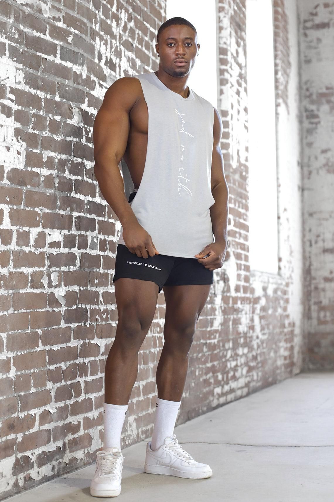 Flux Muscle Tee - Light Gray sold by Jed North product image thumbnail 2