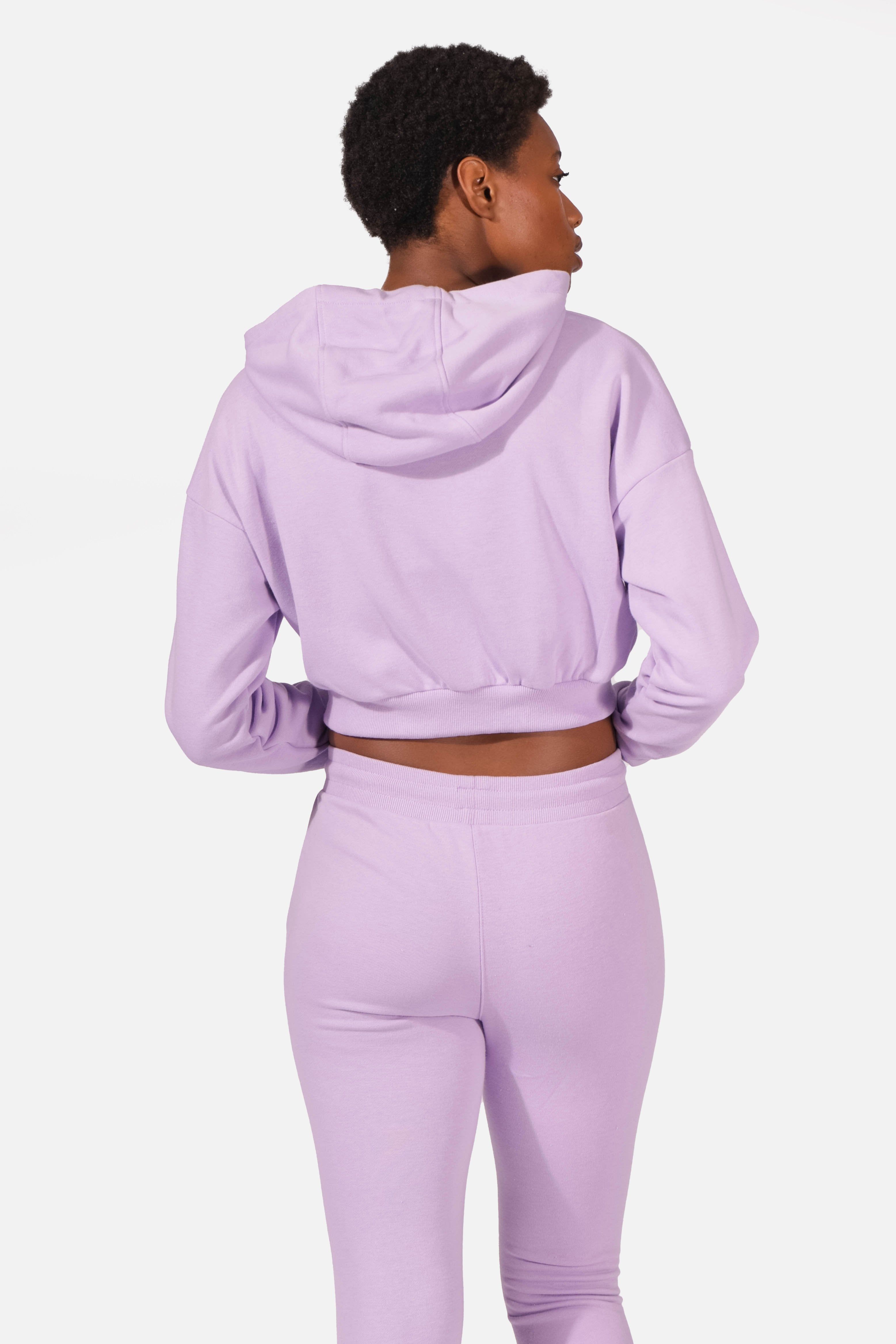 Wild Dreams Cropped Hoodie - Purple sold by Jed North product image thumbnail 9