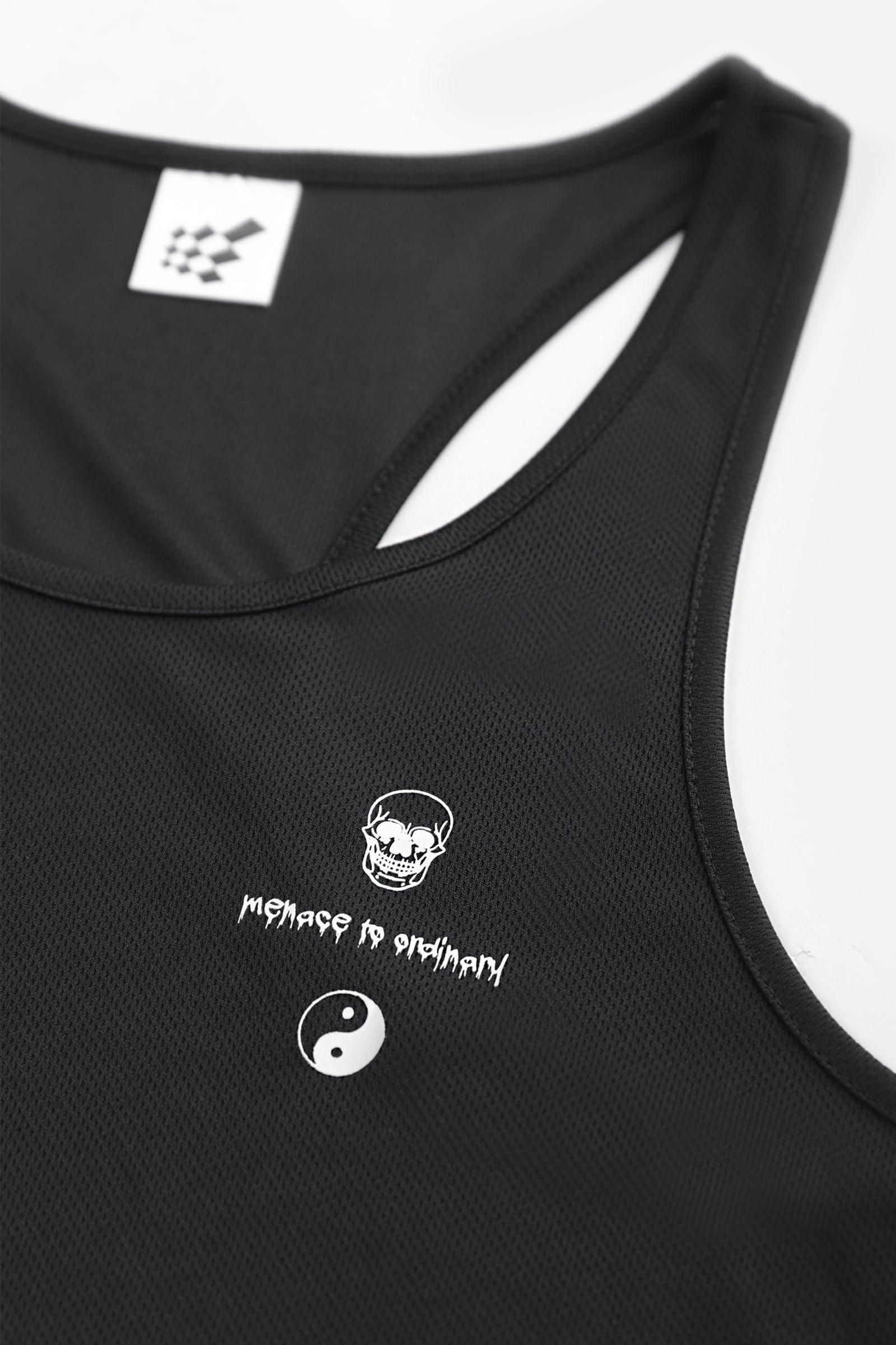 Fast-Dry Workout Stringer - Black Skull sold by Jed North product image thumbnail 5