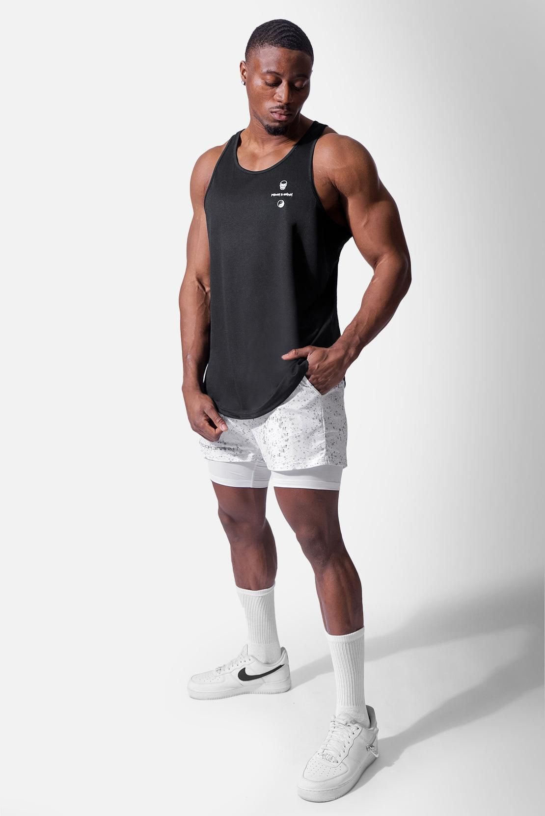 Fast-Dry Workout Stringer - Black Skull sold by Jed North product image thumbnail 3