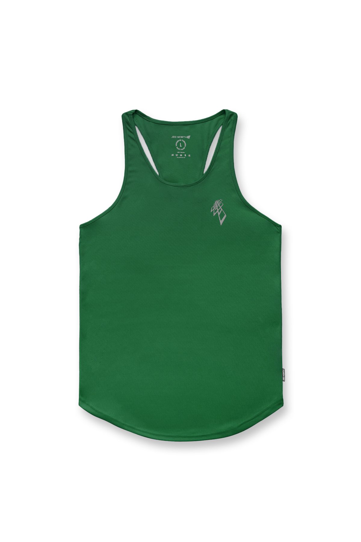 Fast-Dry Bodybuilding Workout Stringer - Green sold by Jed North product image thumbnail 5